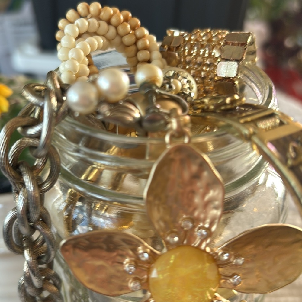 Jewelry Jar wearable NO broken pieces - Picture 2 of 8